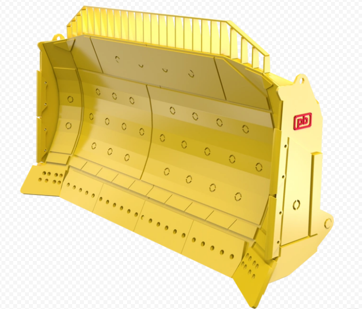 Полусферический отвал бульдозера